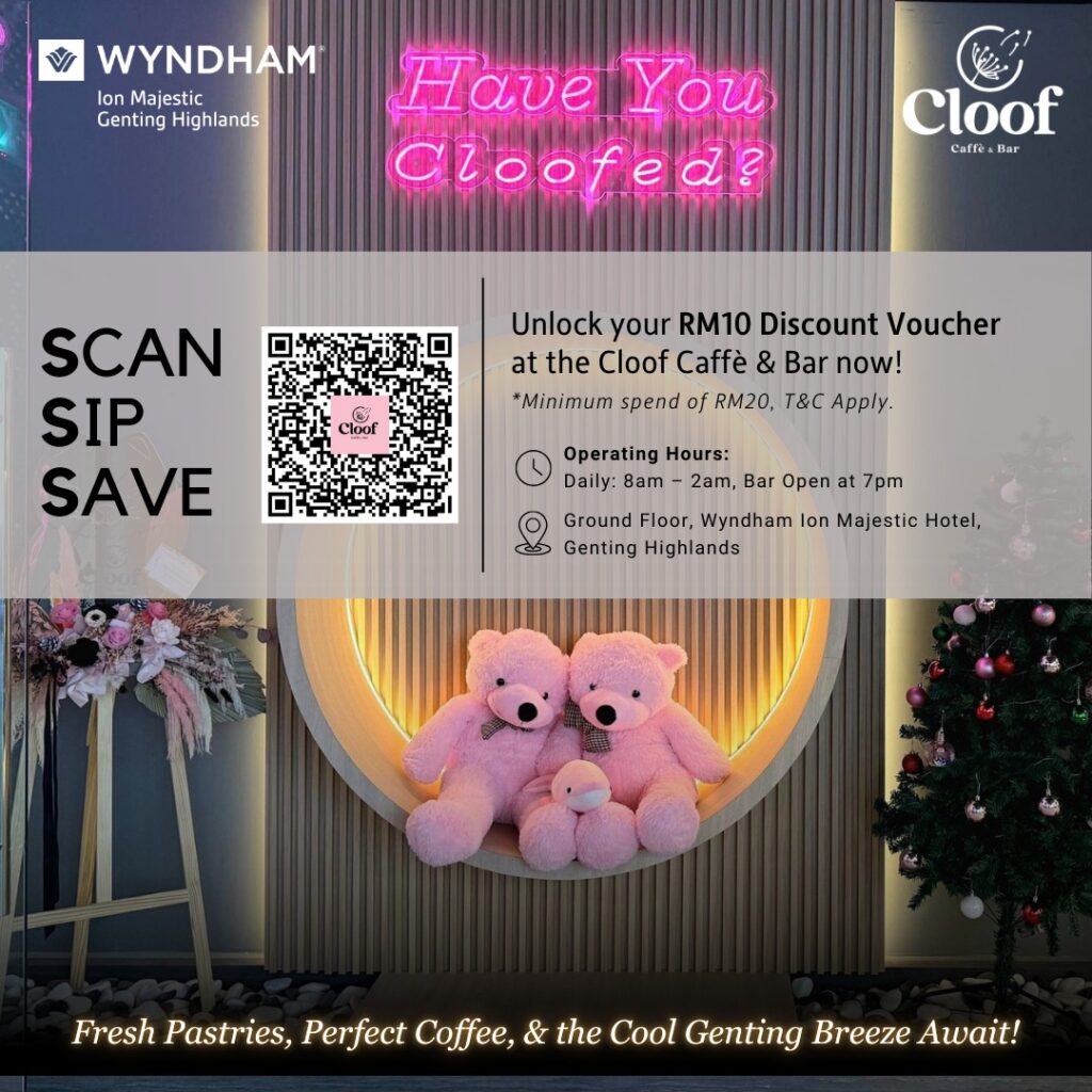 Cloof Caffè & Bar scan sip save promo