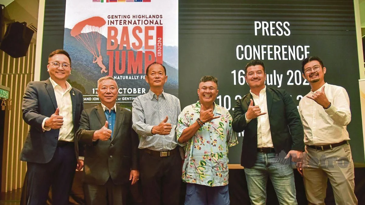 Genting Highlands International BASE Jump press conference