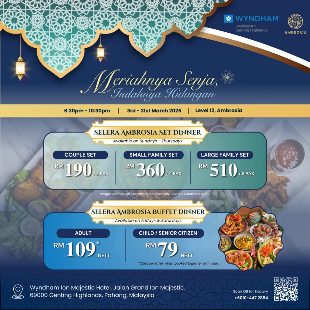 Selera Ambrosia Set and Buffet Dinner