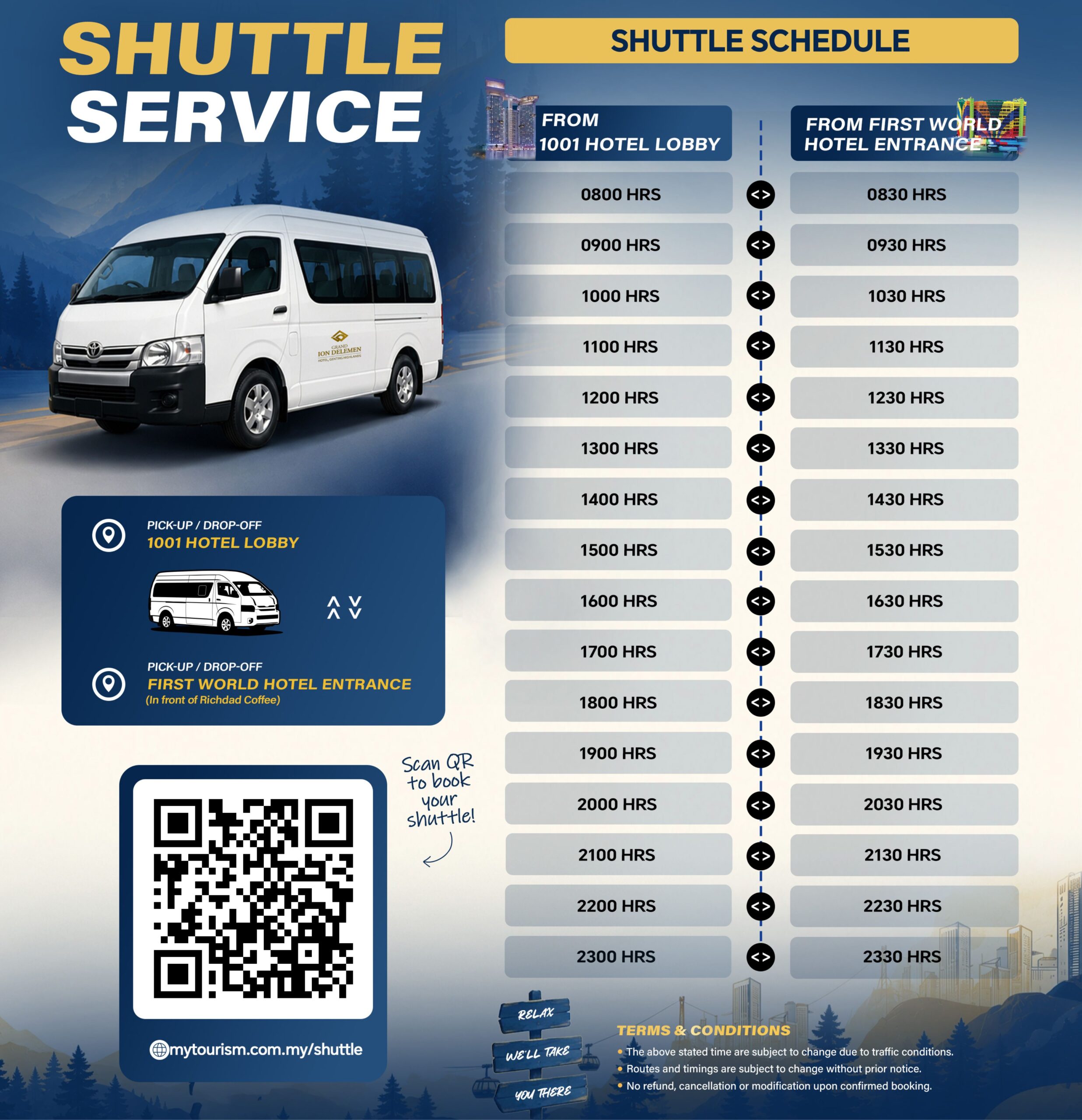 Shuttle Schedule