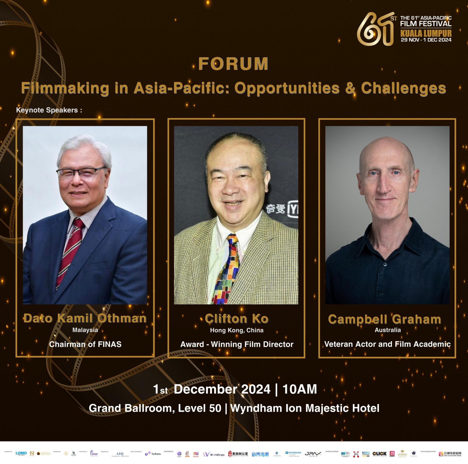 61st Asia-Pacific Film Festival forum programme