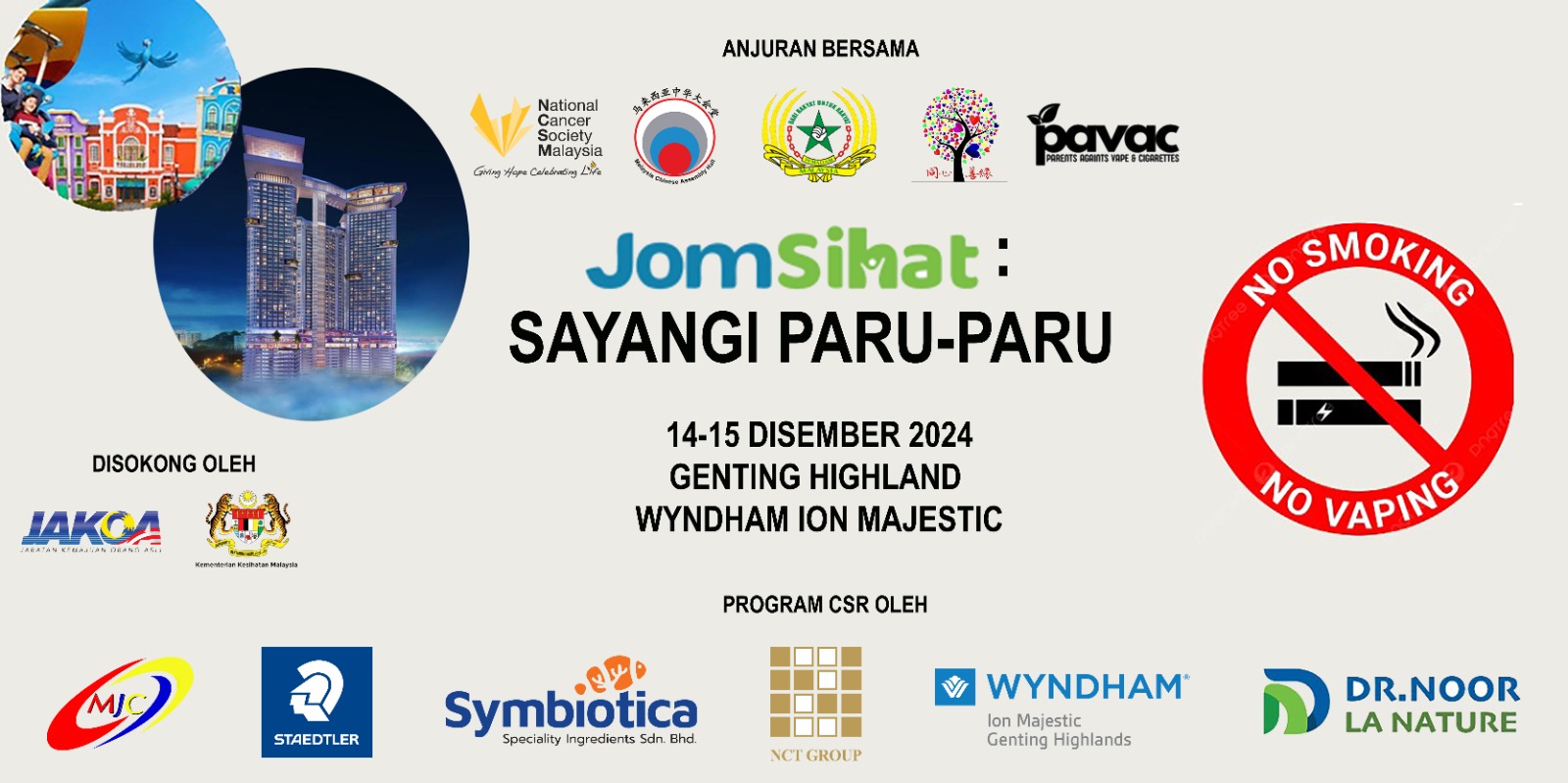 Jom Sihat, Sayangi Paru-Paru